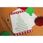 Washi tape Noël Sapin et renne 3 m x 15 mm 2 pièces