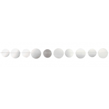 4821 - 3700443548219 - MegaCrea DIY - Mini guirlande ronds Argenté 1,5 m - 2