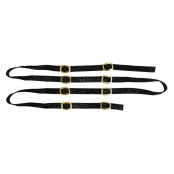 Ruban pailleté Ceinture du Père Noël 10 mm x 1,5 m