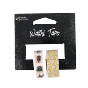 Washi tape Poetic botanic 1,5 cm 2 rouleaux