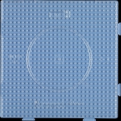 Plaque Carré transp assemblable pour perles à repasser (Ø5mm)