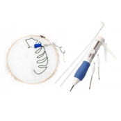 Set Aiguille magique Broderie Punch needle : 1-1,5-2 mm