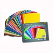 Papier cartonné 35x25 cm 300g 25 couleurs assorties