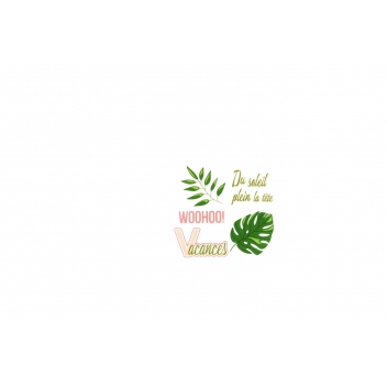 1605 - 3700443516058 - MegaCrea DIY - Transfert textile Summer 5 pièces - 3