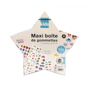 Stickers gommette pour enfant 940 pièces Boite étoile