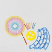 Spirographe Kit spirale géante pour enfant 30 cm