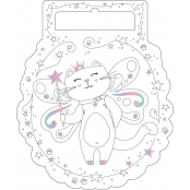 Carnet de coloriage enfant avec foil 24 pages Animaux rigolos