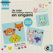 Carnet origami pour enfant Animaux mignons 15 cm 16 feuilles