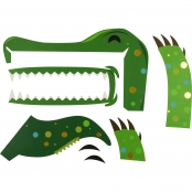 Kit Boite à mouchoirs à décorer Dinosaure 7 pièces
