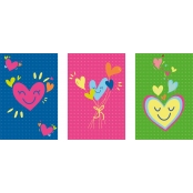 Cartes à gratter Coeur Activités manuelles enfant