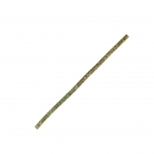 Mini ruban velours pailleté doré largeur 5mm longueur 2m