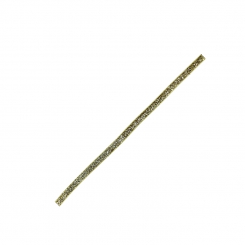 1467 - 3700443514672 - MegaCrea DIY - Mini ruban velours pailleté doré largeur 5mm longueur 2m