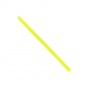 Mini ruban gros grain Jaune fluo 0,5 cm