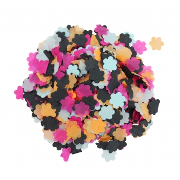 1481 - 3700443514818 - MegaCrea DIY - Gros confettis Déco Fleurs 2,5cm 50g