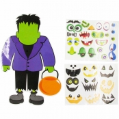 Kit créatif halloween Je décore mon monstre 35,5 cm