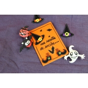 Sticker en feutrine Sorcière Halloween 15 pièces