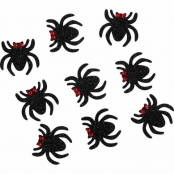 Sticker Araignée Halloween en mousse caoutchouc 4 cm 12 pièces