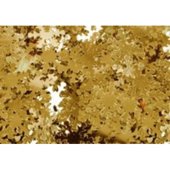 3032 - 3700443530320 - MegaCrea DIY - Sequins flocons dorés 1,3 cm 50 g