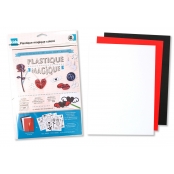 Plastique magique Love Love 20x28cm 3 pièces