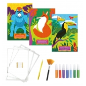 Kit créatif enfant Sable 3 tableaux Animaux