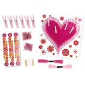 Kit créatif enfant String art Coeur