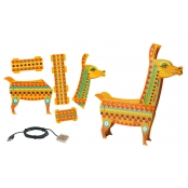 Kit créatif enfant Lampe Lama 3D et led