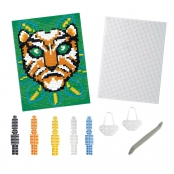 Kit créatif enfant Pixel art Tigre
