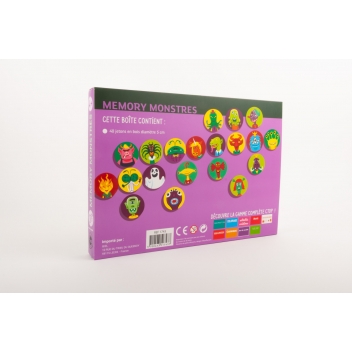 1743 - 3700443517437 - MegaCrea DIY - Kit créatif enfant Mega Memory Monstres - 2