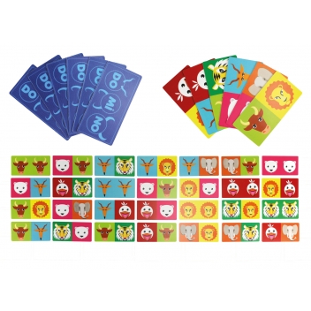 1744 - 3700443517444 - MegaCrea DIY - Kit enfant Domino 28 pièces - 3