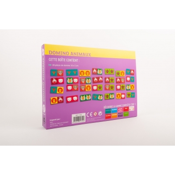 1744 - 3700443517444 - MegaCrea DIY - Kit enfant Domino 28 pièces - 2