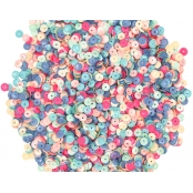 Sequins ronds bombé Pastel 0,6 cm 100 g