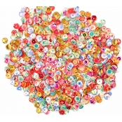 Sequins ronds bombé Holographique 0,6 cm 100 g