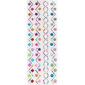 Bandes de strass Designs assortis 25,5 x2 cm 4 pièces