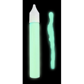 2983 - 3700443529836 - MegaCrea DIY - Marqueur colle phosphorescent 30ml - 3