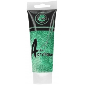 Peinture acrylique pailletée vert 75 ml