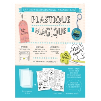 Feuilles de plastique magique - Plastique fou - Coloré - 20 x 28