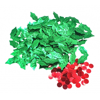 3763 - 3700443537633 - MegaCrea DIY - Sequins Feuilles de Houx 1,5 x 3 cm 50 gr
