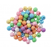 Perles pour enfant strass rondes 1 cm 10g