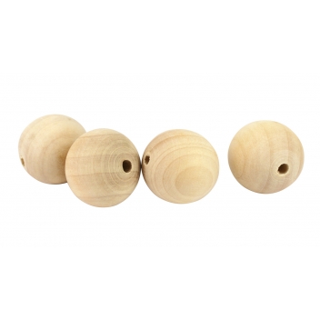 1826 - 3700443518267 - MegaCrea DIY - Perles en bois 2,5 cm 7 pièces
