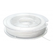 Fil nylon élastique transparent 0,8 mm x 8 m