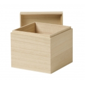 Boite en bois cube 12 cm