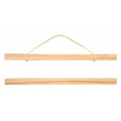Porte-affiche aimanté en bois naturel 31 cm