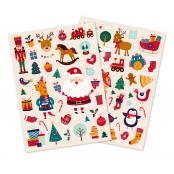 Gommettes Noël enfantin 1,1 à 8,7 cm 69 pièces