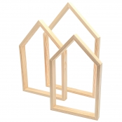 Cadres bois maison 22 à 30 cm 3 pièces