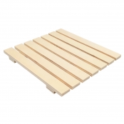 Dessous de plat en bois carré 17 cm