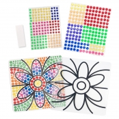 Kit décoration strass fleur 20 cm