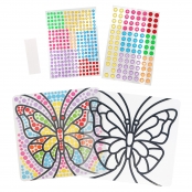 Kit décoration strass papillon 20 cm