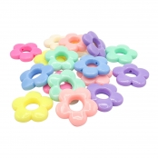Perles fleurs pastel 1,9 x 0,4 cm 40 g