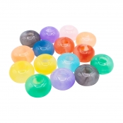 Perles translucides pastel 1,3 x 0,8 cm 40 g
