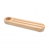 Socle en bois pour déco et fiole 18 cm